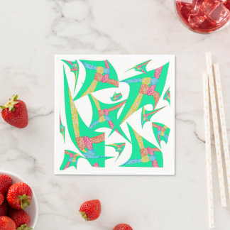 Guardanapo De Papel Kites of Connection Paper Napkins