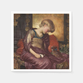 Guardanapo De Papel Kitten (por Frederic Leighton)