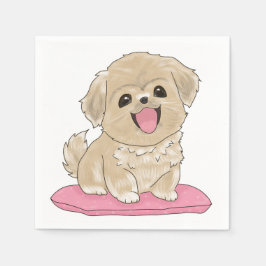 Guardanapo De Papel Kleiner Tibetan Spaniel