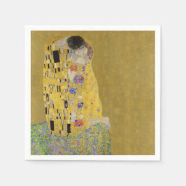 Guardanapo De Papel Klimt's The Biss - Arte Romântica Nouveau