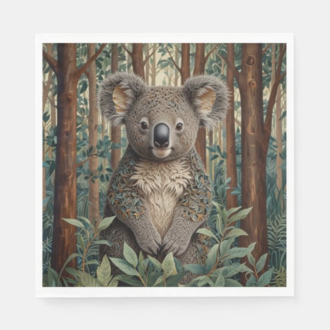 Guardanapo De Papel Koala Bear (Frente)