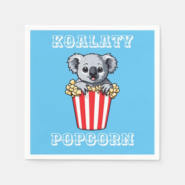 Guardanapo De Papel Koalaty Popcorn (Frente)