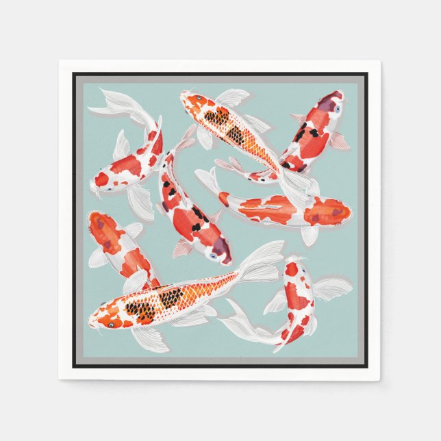 Guardanapo De Papel Koi (Frente)