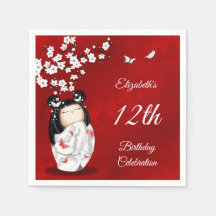 Kokeshi Doll Cherry Blossom | Nápoles de aniversár