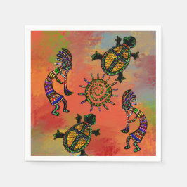 GUARDANAPO DE PAPEL KOKOPELLI SUDOESTE ARTE