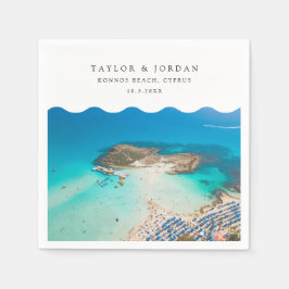 Guardanapo De Papel Konnos Beach Casamento Personalizado Cocktail Napk