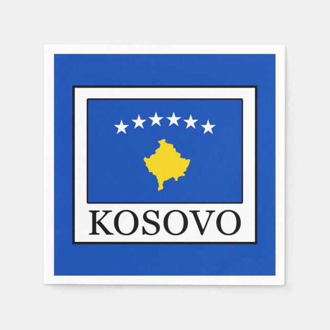 Guardanapo De Papel Kosovo (Frente)