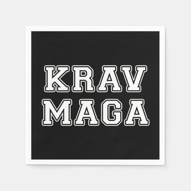 Guardanapo De Papel Krav Maga (Frente)