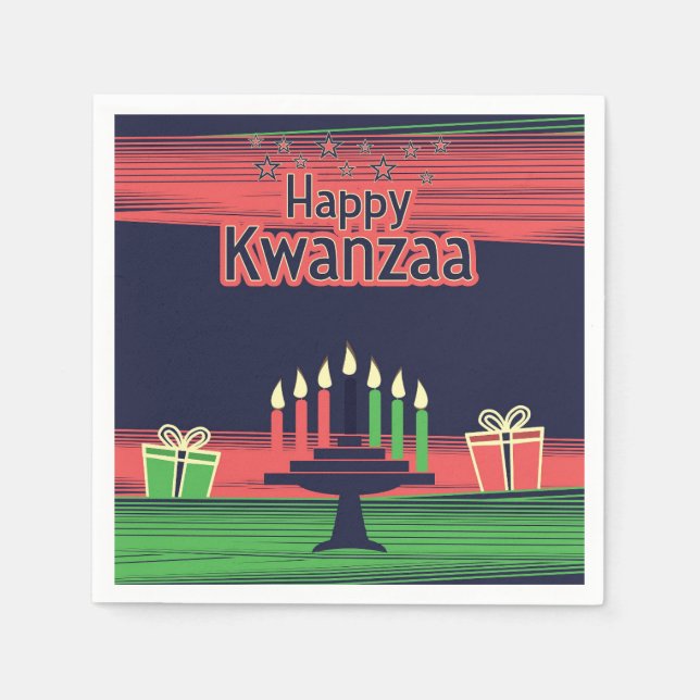Guardanapo De Papel Kwanzaa (Frente)