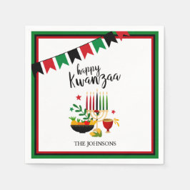 Guardanapo De Papel Kwanzaa