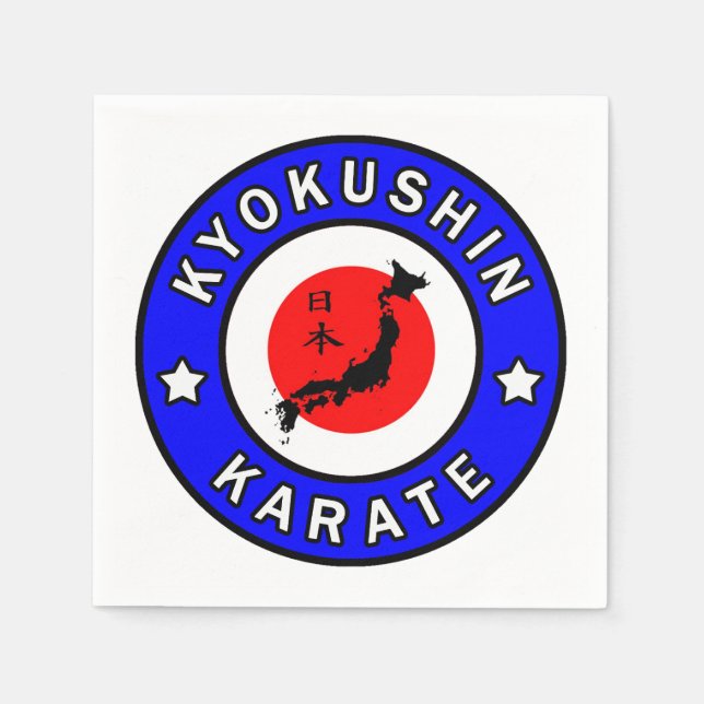 Guardanapo De Papel Kyokushin Karate (Frente)