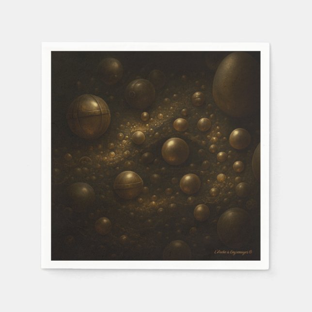 Guardanapo De Papel L’Écumène des Sphères - Serviette en papier (Frente)