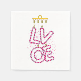 GUARDANAPO DE PAPEL L O V E