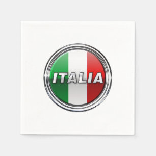 Guardanapo De Papel La Bandiera - A Bandeira Italiana