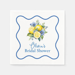 Guardanapo De Papel La Dolce Vita Chá de Noiva Limão