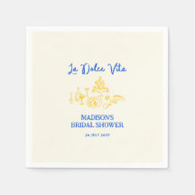 La Dolce Vita Noivado Desenhado à Mão