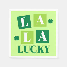 Guardanapo De Papel La La Lucky St. Patrick’s Day Green