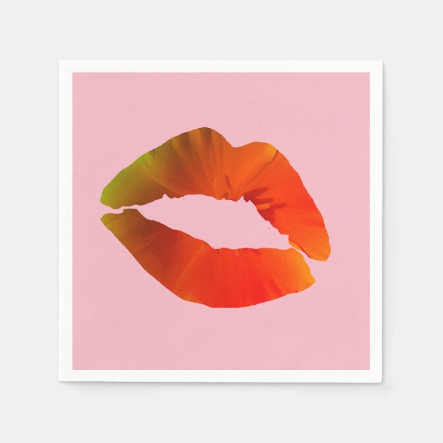 Guardanapo De Papel Lábios de papel (Frente)