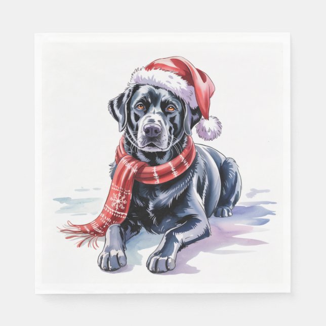 Guardanapo de papel Labrador (Frente)
