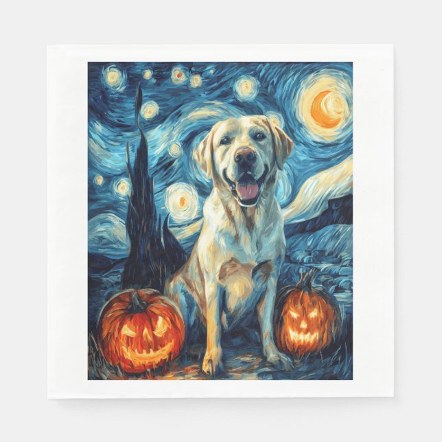 Guardanapo De Papel Labrador Amarelo (1) (Frente)