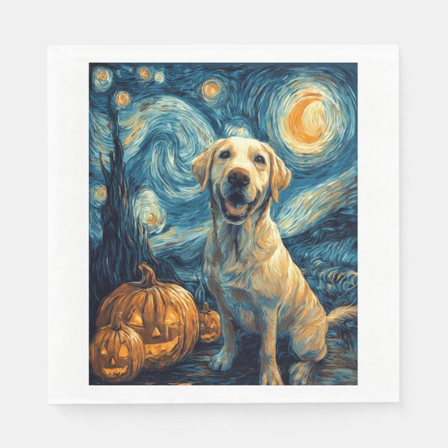 Guardanapo De Papel Labrador Amarelo (2) (Frente)