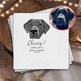 Guardanapo De Papel Labrador Cão Desenhando Cheios Personalizados