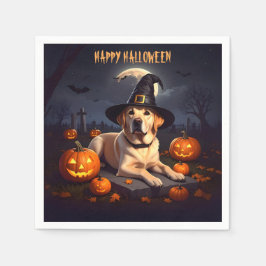 Guardanapo De Papel Labrador Halloween