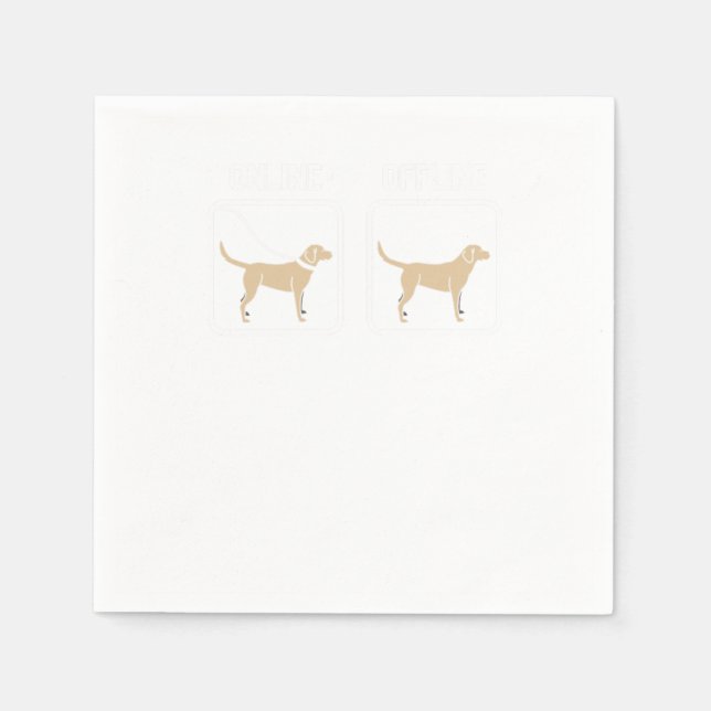 Guardanapo De Papel Labrador Mama I Love Animal Gift (Frente)