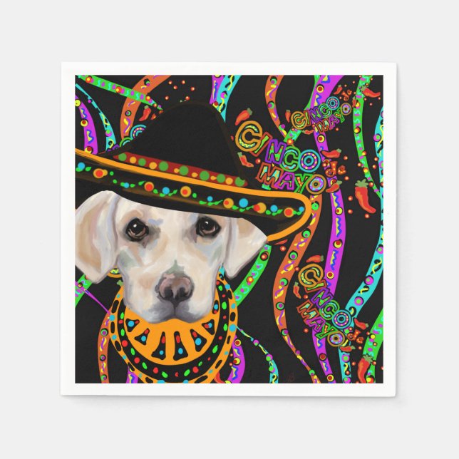 Guardanapo De Papel Labrador Retriever (Frente)