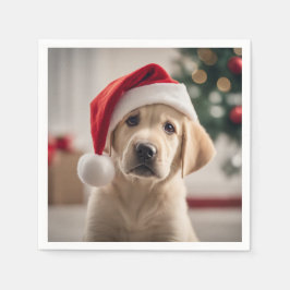 Guardanapo De Papel Labrador Retriever Christmas