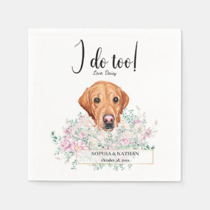 Guardanapo De Papel Labrador Retriever Dog Casamento Cocktail Napkins