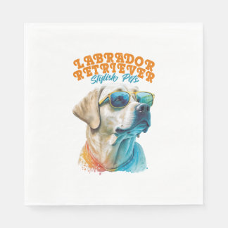 Guardanapo De Papel Labrador Retriever Na moda Pets