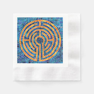 Guardanapo De Papel LABYRINTH IV Papel Cozido de Cocktail Napkin - Bra