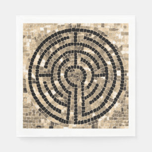 Guardanapo De Papel LABYRINTH V Standard Lunch Paper Napkin - Branco