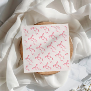 Guardanapo De Papel Laço Rosa