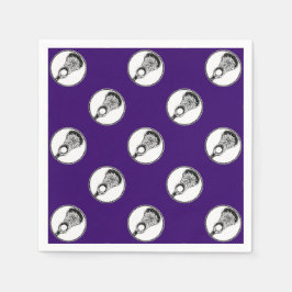 Guardanapo De Papel Lacrosse Party Purple