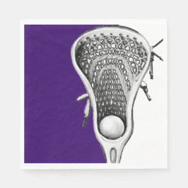 Guardanapo De Papel Lacrosse Party Purple