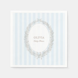 Guardanapo De Papel Laduree French Caffee Patisserie Bonjour Bebe Blue