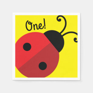 Guardanapo De Papel Lady Bug Cute Kid's Ladybug Festa de aniversário
