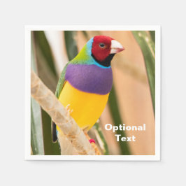 Guardanapo De Papel Lady Gouldian Finch
