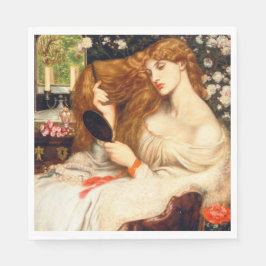 Guardanapo De Papel Lady Lilith (Beleza Impressionante com Cabelo Verm