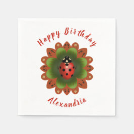 Guardanapo De Papel Ladybug