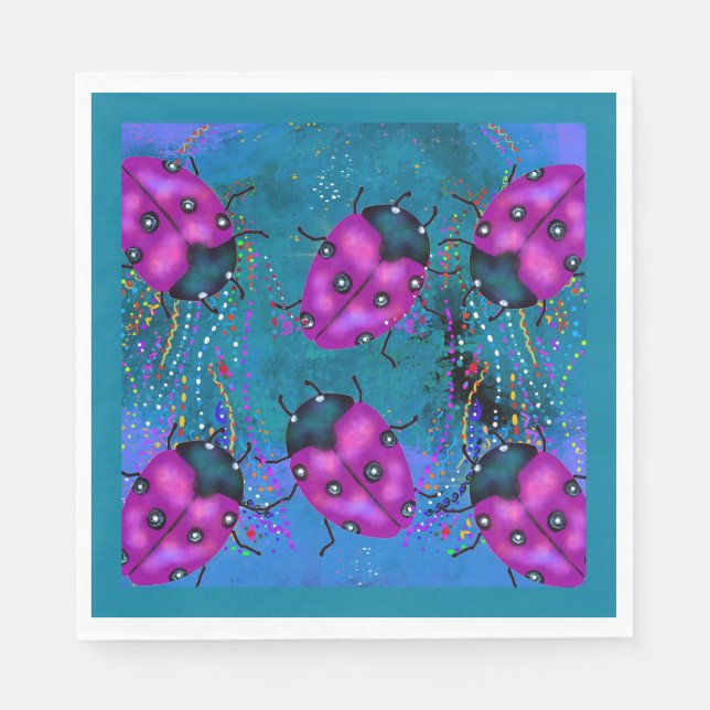 GUARDANAPO DE PAPEL LADYBUG ART (Frente)