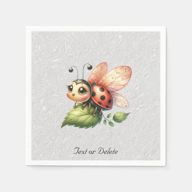 Guardanapo De Papel Ladybug Napkins (Frente)