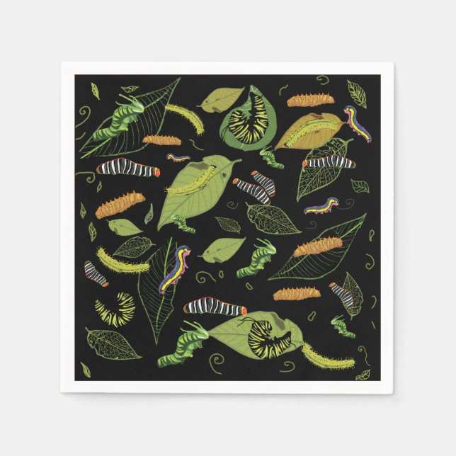 Guardanapo De Papel Lagartas do Céu (Frente)