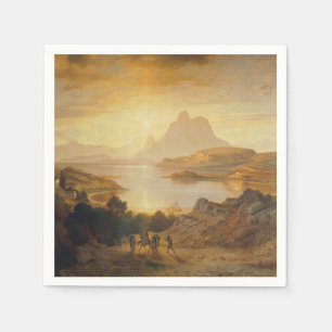 Guardanapo De Papel Lago di Lugano – Albert Zimmermann