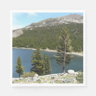 Guardanapo De Papel Lago Tenaya no Parque Nacional de Yosemite