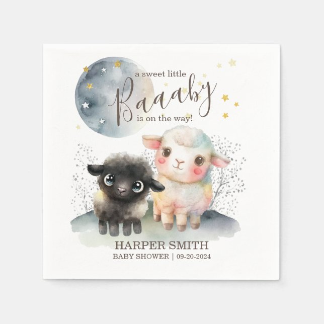 Guardanapo De Papel Lamb Chá de fraldas neutro (Frente)