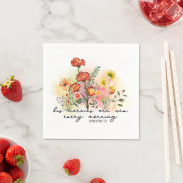 Guardanapo De Papel Lamentações 3:23 Seus Compaixões Novamente Todas A