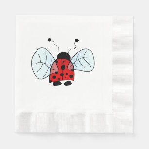 Guardanapo De Papel Lâmpada de Mesa Ladybug